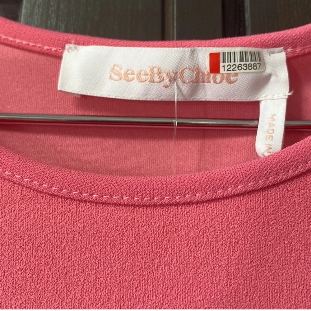 NWT See by Chloe Cut Out Midi Dress Size Small - Picture 5 of 13